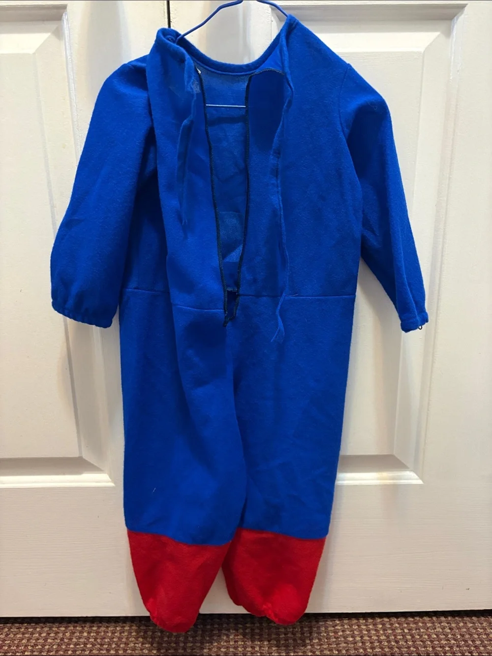 Kids Superman-Inspired Costume Romper with Red & Yellow Accents